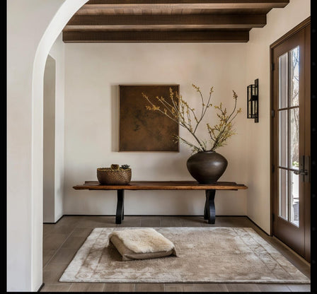 The Art of Modern Comfort: How to Style a Minimalist Living Room With Soft Curves and Sculptural Wood.