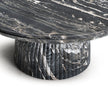 Maddox Single round Coffee Table Stone Marble Effect