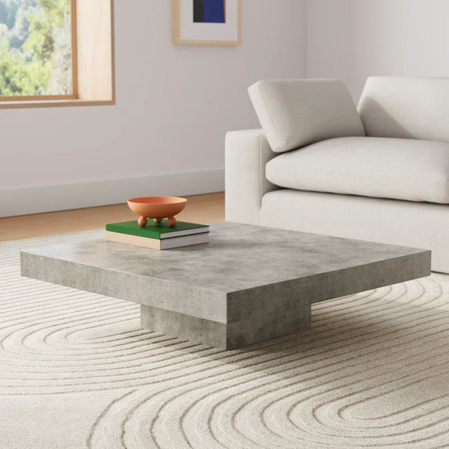 Dove Pedestal Coffee Table