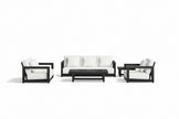Melrose 5 Piece Sofa Seating Group with Cushions