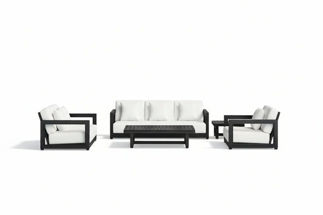 Melrose 5 Piece Sofa Seating Group with Cushions