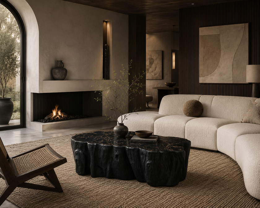 Noir Drift Coffee Table