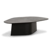 Contemporary Accent Black Ash Geometric Coffee Table