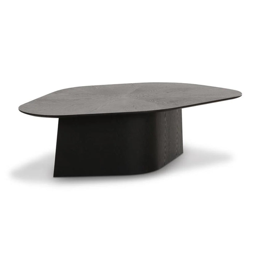 Contemporary Accent Black Ash Geometric Coffee Table
