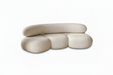Lune Curved Lamb Cashmere Sofa