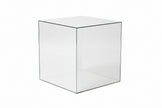 Mirror Acrylic Cube Coffee Table