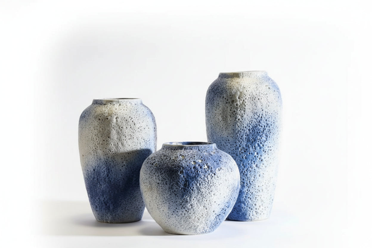 Starry White Vase