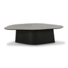 Contemporary Accent Black Ash Geometric Coffee Table