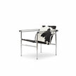 Le Corbusier Italian Style Single Sofa Chair Designer Vintage Single Chair Stainless Steel Leisure Chair