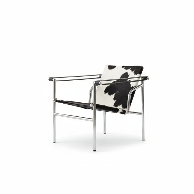 Le Corbusier Italian Style Single Sofa Chair Designer Vintage Single Chair Stainless Steel Leisure Chair