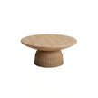 Maddox Single round Coffee Table Stone Marble Effect