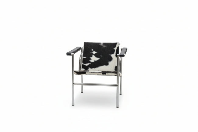 Le Corbusier Italian Style Single Sofa Chair Designer Vintage Single Chair Stainless Steel Leisure Chair