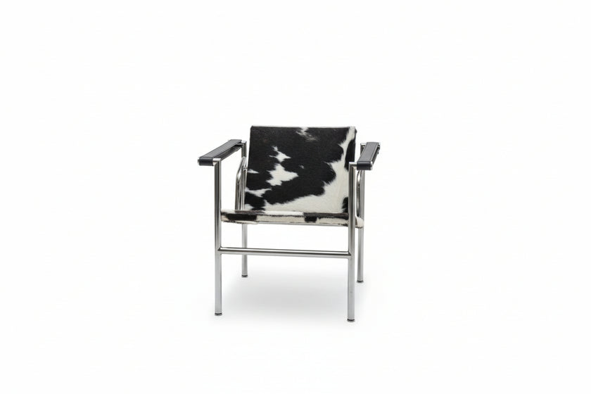 Le Corbusier Italian Style Single Sofa Chair Designer Vintage Single Chair Stainless Steel Leisure Chair