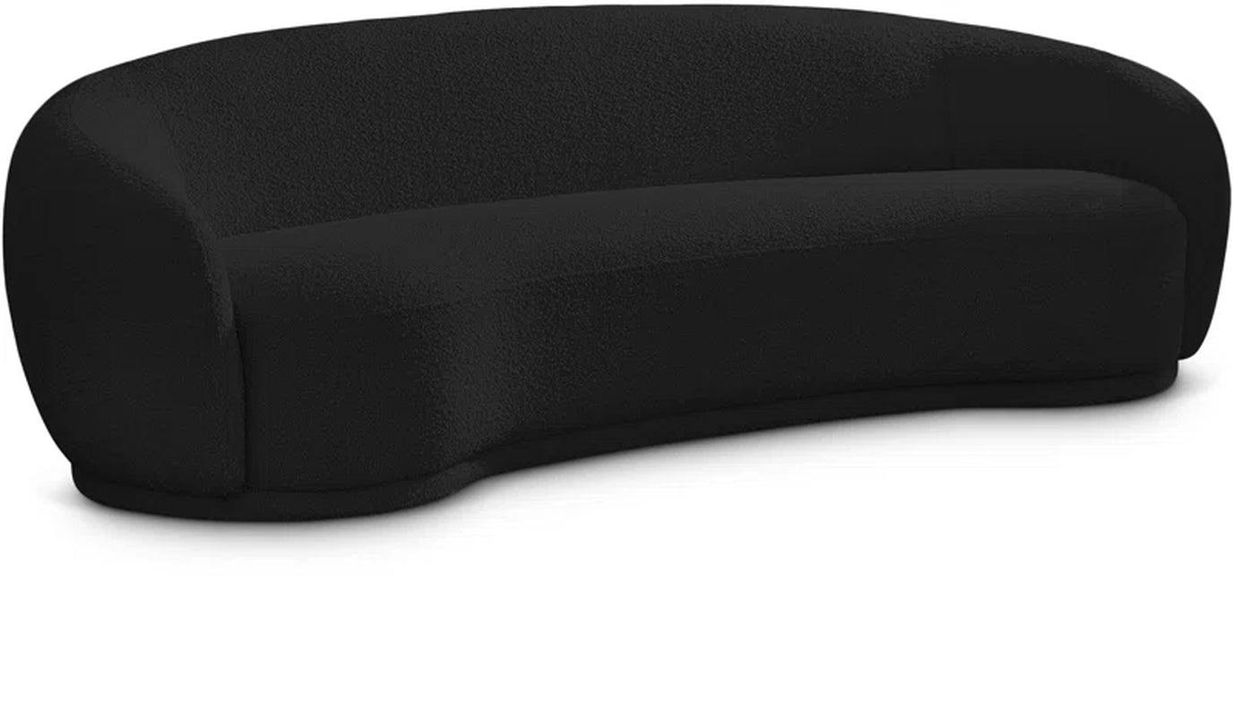 Foyzul 89.5" Rolled Arm Chesterfield Sofa