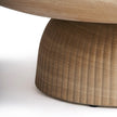 Maddox Single round Coffee Table Stone Marble Effect