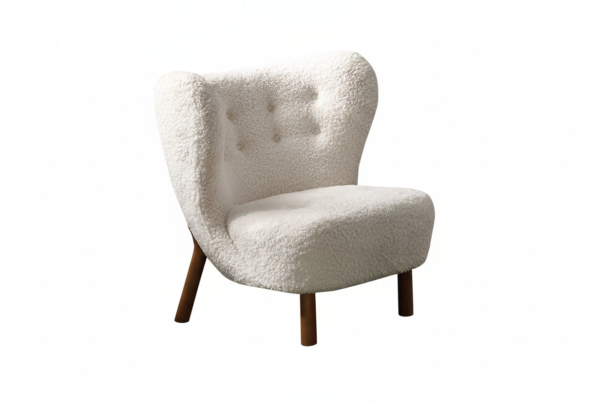 Womb Bouclé Lounge Chair