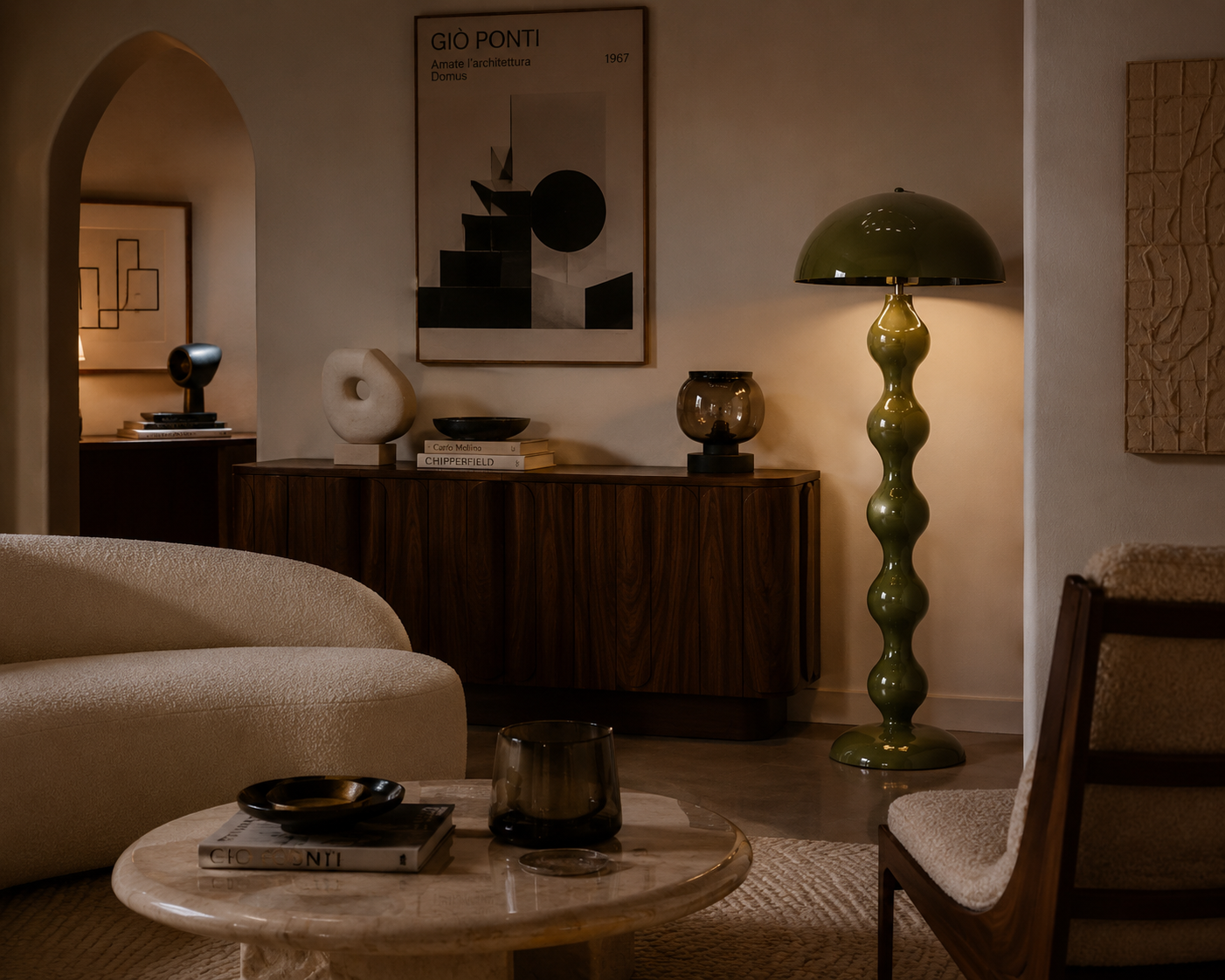 Oliva Sculptural Floor Lamp