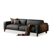 Genuine Leather Standard Sofa Cushion Couch