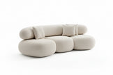 Lune Curved Lamb Cashmere Sofa