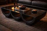 Caputto Glass Top Coffee Table