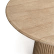 Maddox Single round Coffee Table Stone Marble Effect