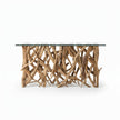 Mendes 59'' Glass Top Console Table