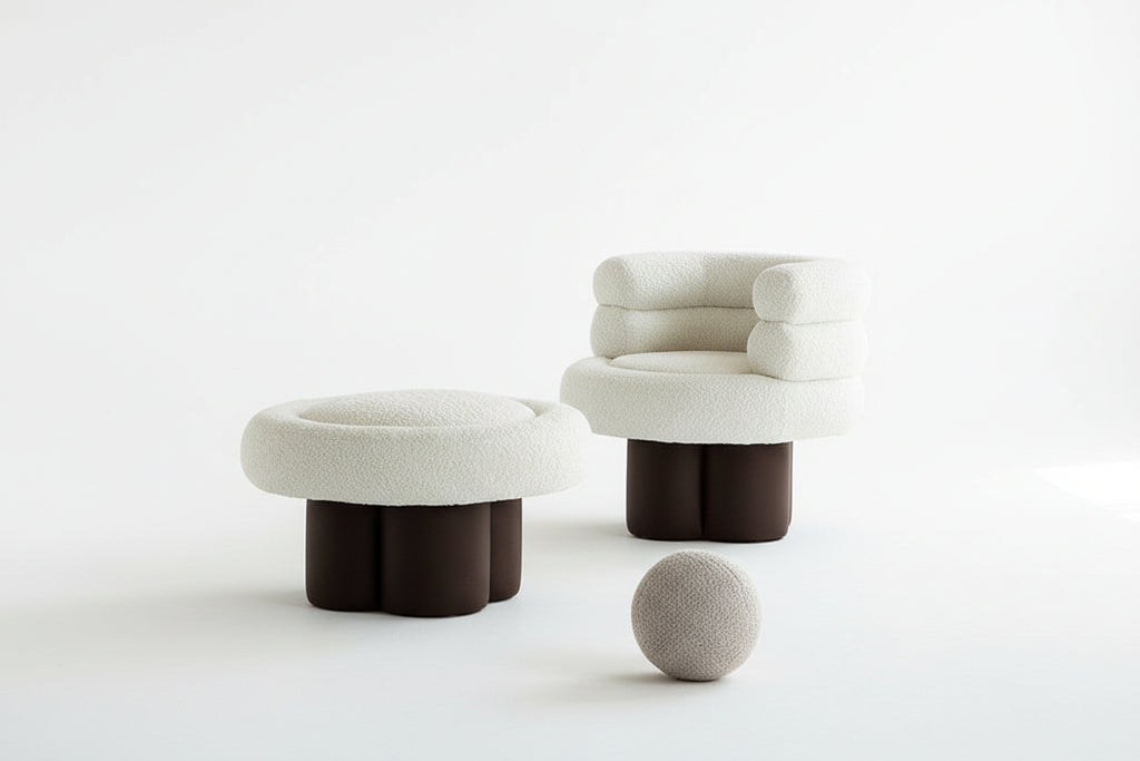 Sherpa Velvet Sofa
