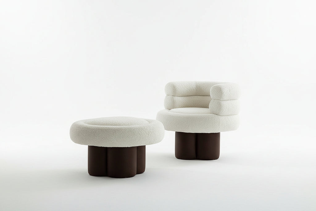 Sherpa Velvet Sofa