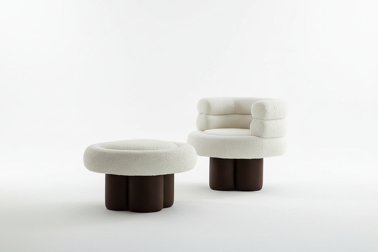 Sherpa Velvet Sofa