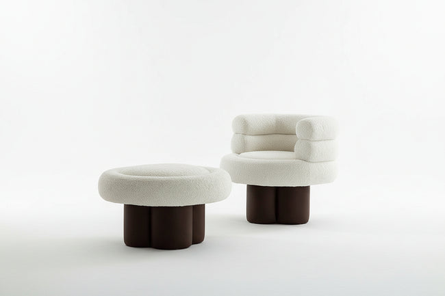 Sherpa Velvet Sofa