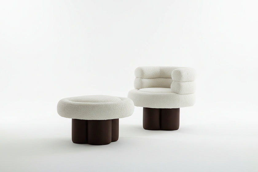 Sherpa Velvet Sofa