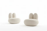 Lune Curved Lamb Cashmere Sofa