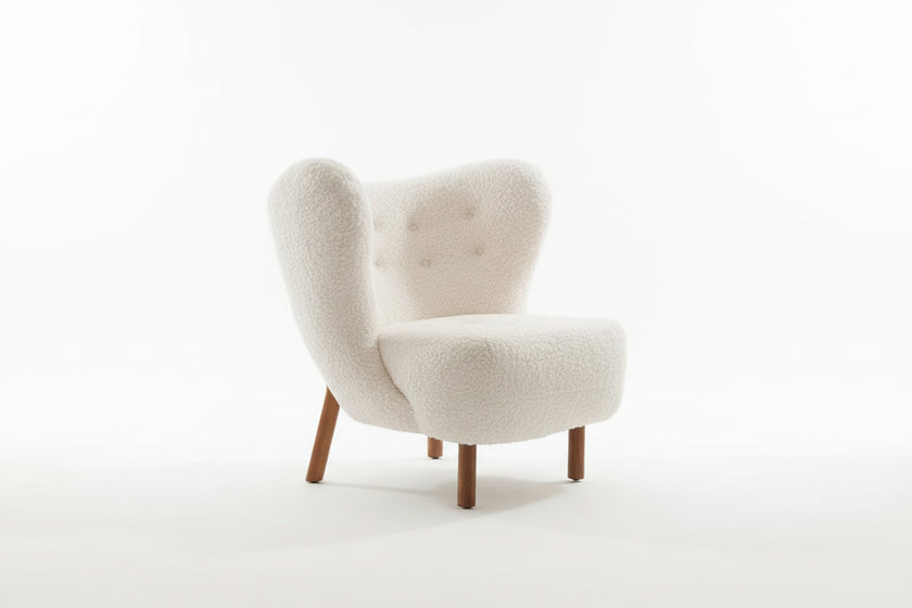 Womb Bouclé Lounge Chair