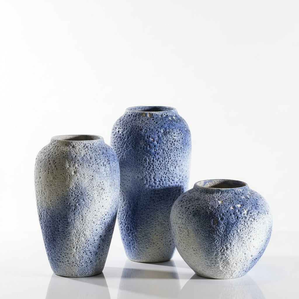 Starry White Vase