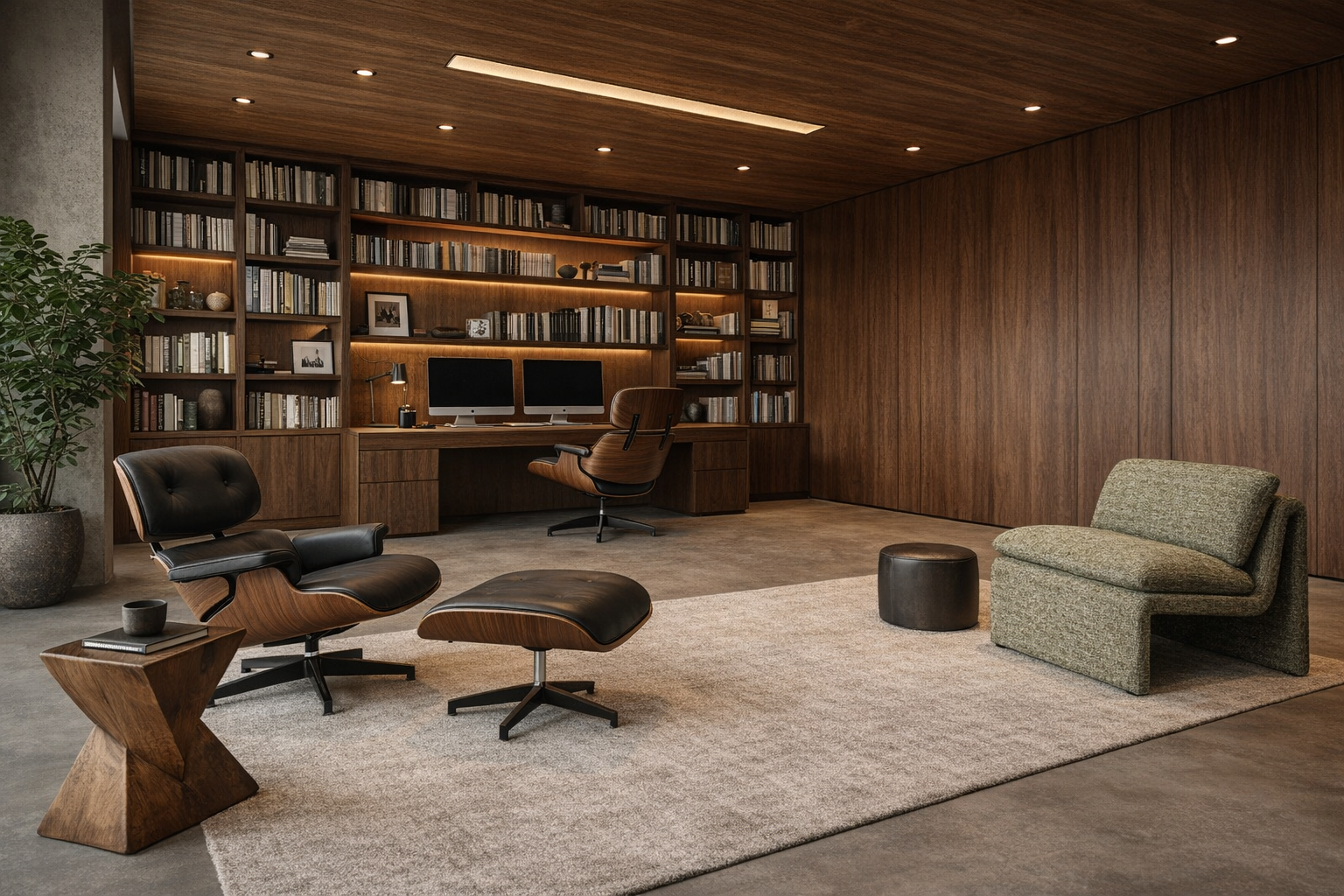Seraph Lounge Chair & Ottoman