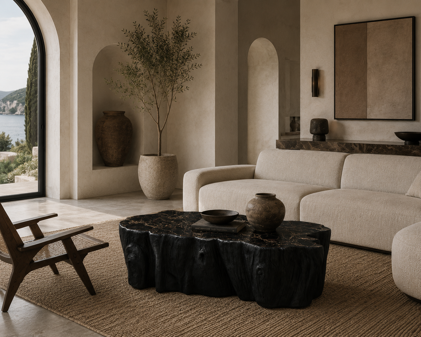 Noir Drift Coffee Table