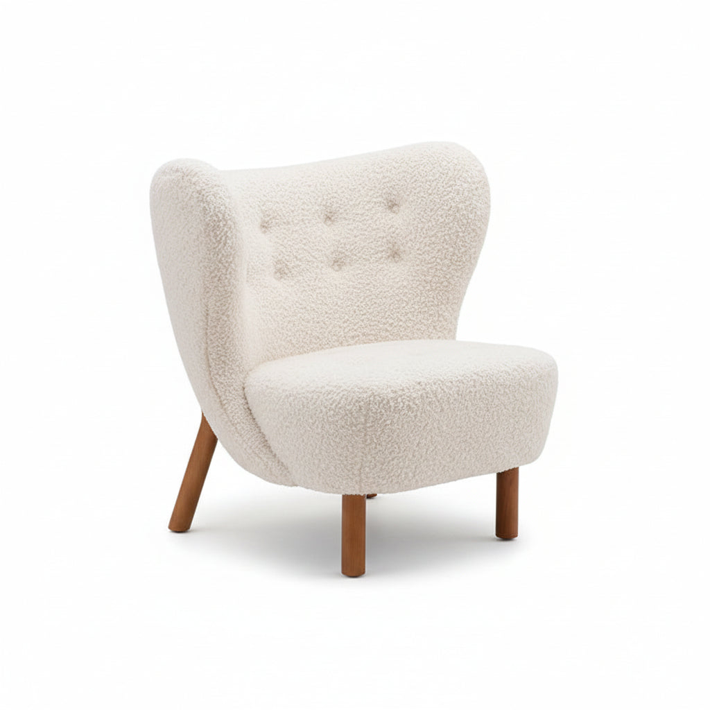 Womb Bouclé Lounge Chair