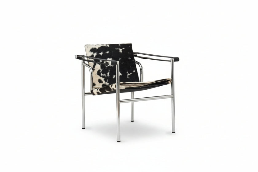 Le Corbusier Italian Style Single Sofa Chair Designer Vintage Single Chair Stainless Steel Leisure Chair