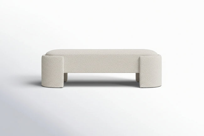 Granduca Boucle Fabric Upholstered Bench