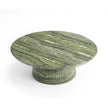 Maddox Single round Coffee Table Stone Marble Effect