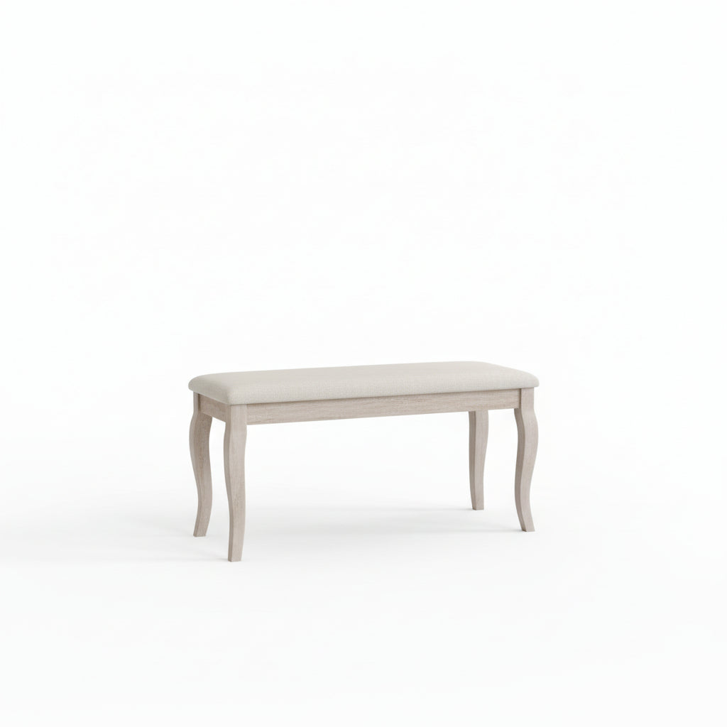Hama 6-Piece Half-Round Wood Dining Set