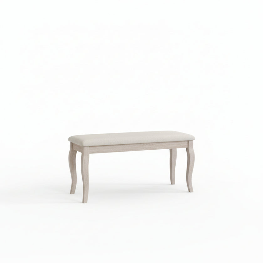 Hama 6-Piece Half-Round Wood Dining Set