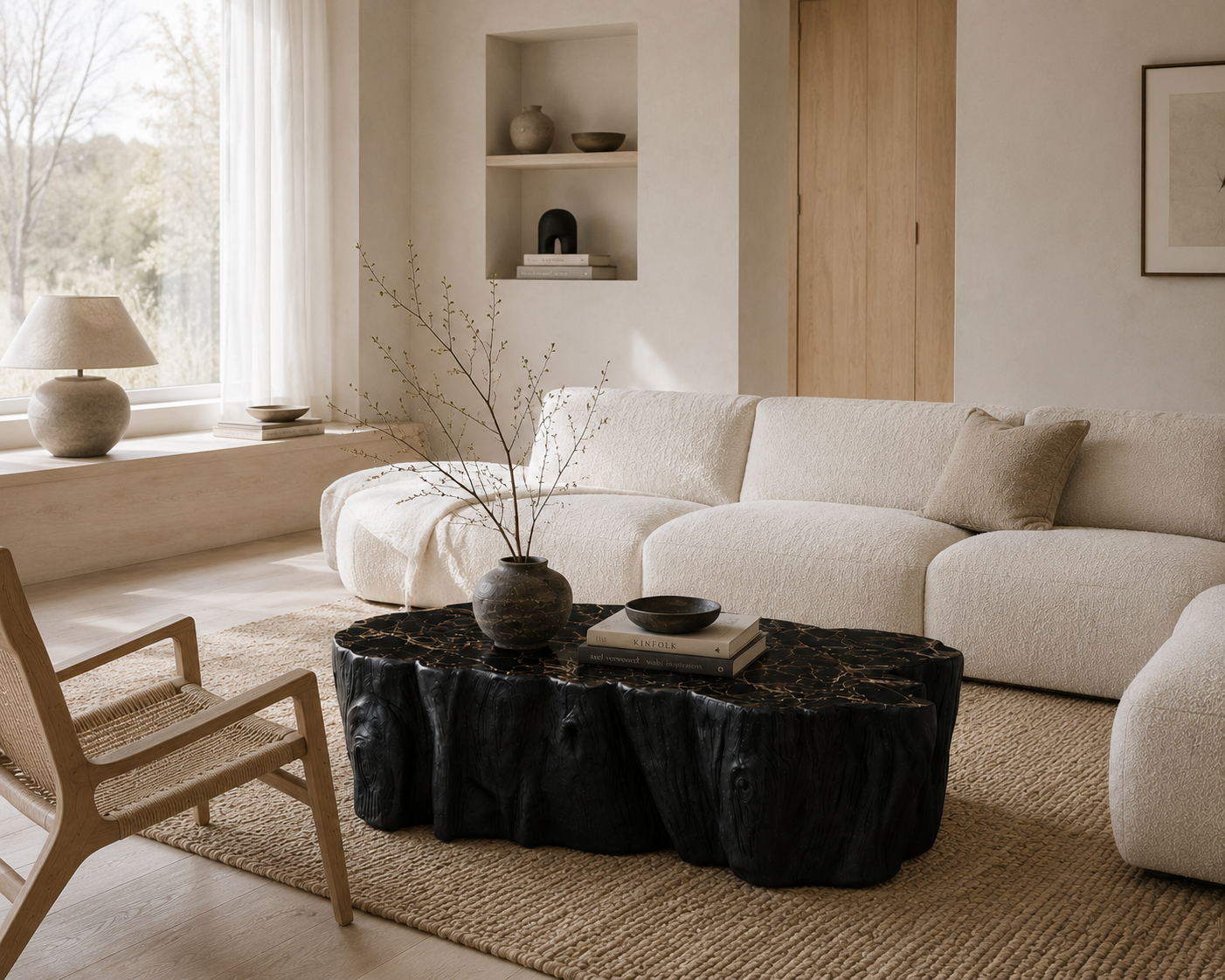 Noir Drift Coffee Table