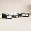 Melrose 5 Piece Sofa Seating Group with Cushions