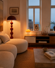 Lune Curved Lamb Cashmere Sofa