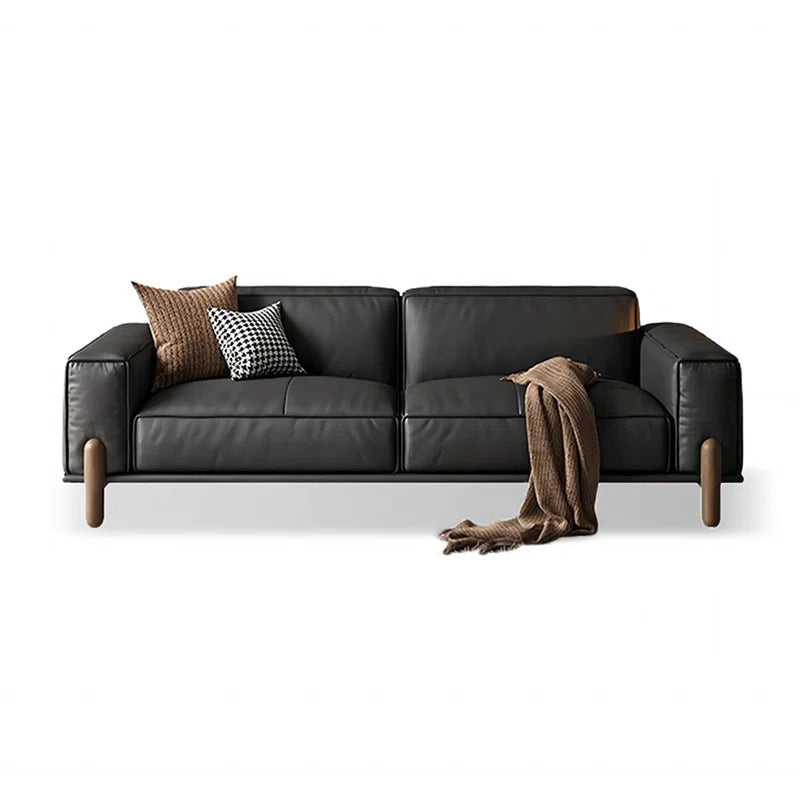 Genuine Leather Standard Sofa Cushion Couch