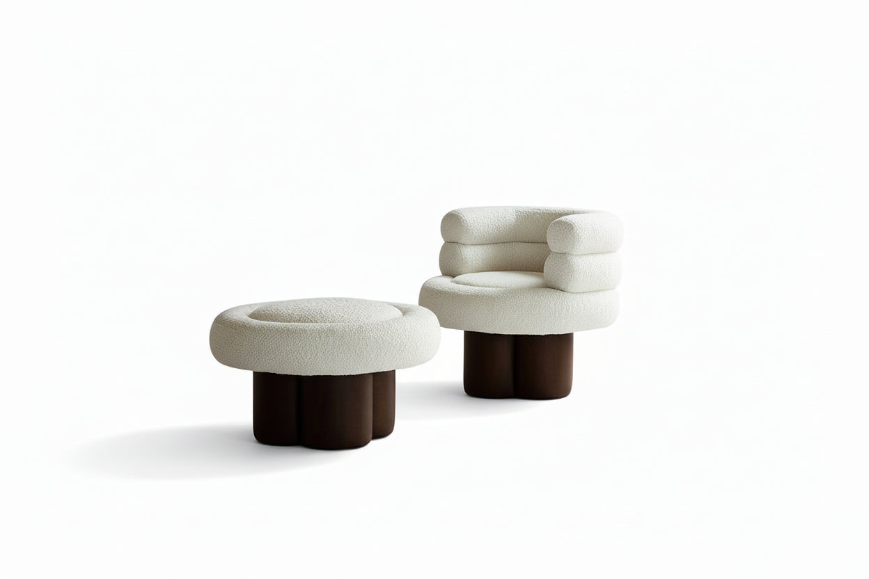 Sherpa Velvet Sofa